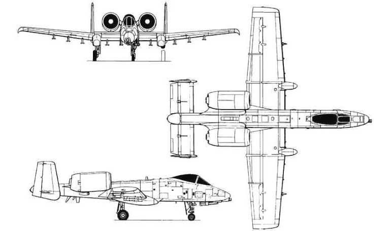 The A-10 Thunderbolt II is an American single-seat, twin-engine, straight-w...